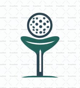 Golftee und Ball